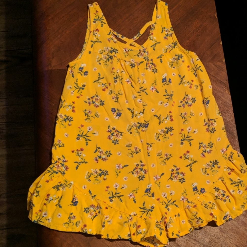 Girls One Piece Shorts Dress Size Small/5